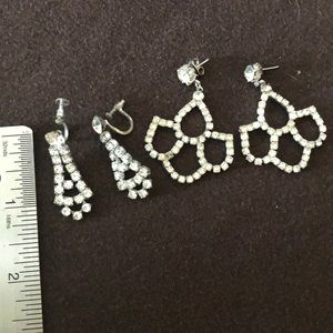Rhinestone earrings